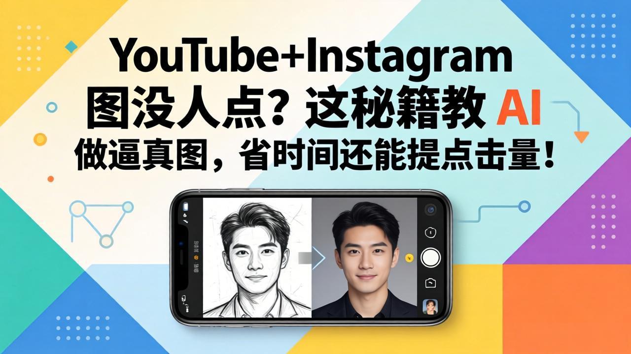 YouTube Instagram图没人点？这秘籍教 AI 做逼真图，省时间还能提点击量