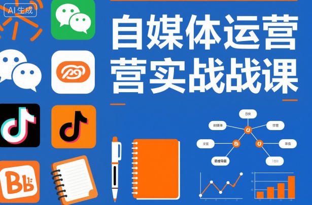 自媒体运营实战课，掌握一套系统的自媒体运营底层方法论，成为优秀的内容创作者-51云资源