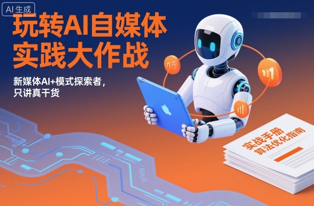 玩转AI自媒体实践大作战,新媒体AI 模式探索者,只讲真干货