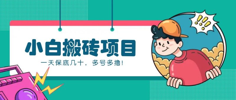 新手小白也能操作的百家号动态搬砖项目，零成本零门槛一天保底几十，多号多撸！-51云资源