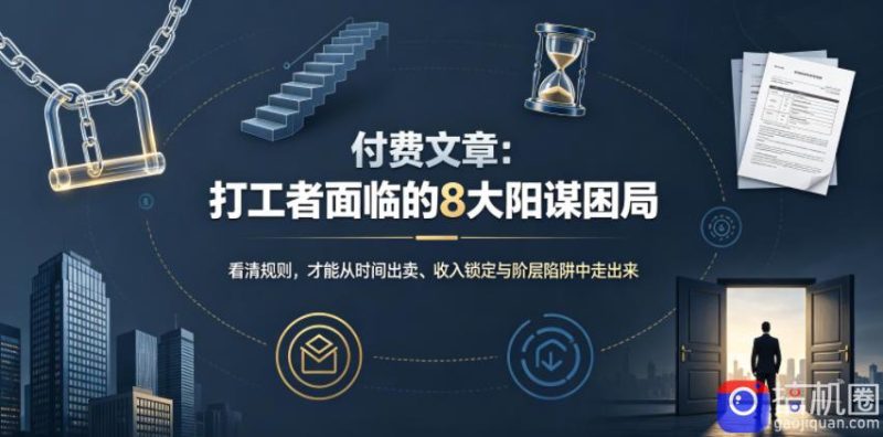 付费文章：打工者面临的8大阳谋困局-51云资源