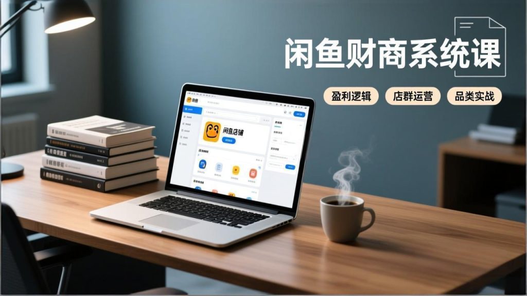 闲鱼财商系统课:从盈利逻辑、店群运营到品类实战,实现稳定月入过万-51云资源