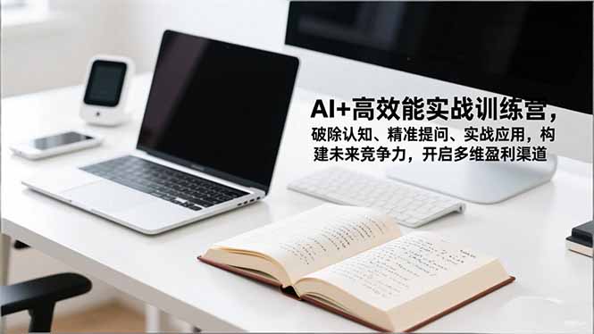 AI 高效能实战训练营,破除认知、精准提问、实战应用,构建未来竞争力,开启多维盈利渠道-51云资源