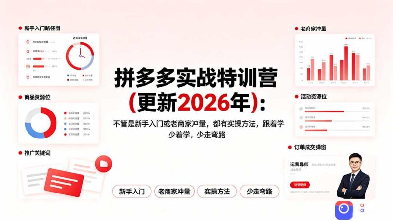 拼多多实战特训营(更新2026年-51云资源