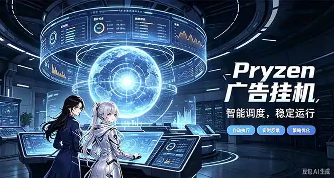 Pryzen广告全自动挂机给自己一个交代，门槛低，零基础小白也可以快速上手-51云资源