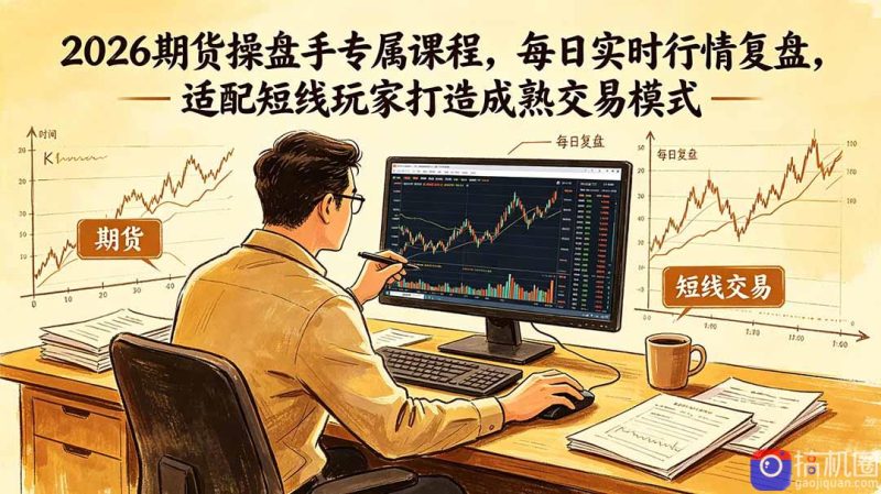 2026期货操盘手专属课程-更新6月,每日实时行情复盘,适配短线玩家打造成熟交易模式-51云资源