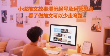 小说推文故事混剪起号及运营思路，看了做推文可以少走弯路-51云资源