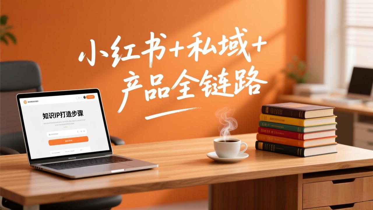 个人IP系统变现课2026，小红书 私域 产品全链路，手把手教你打造年入百万的知识IP