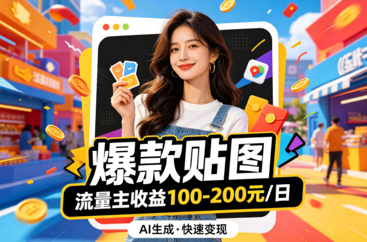借助AI生成爆款贴图做公众流量主，当日收益100-200-51云资源