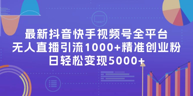 (11970期)最新抖音快手视频号全平台无人直播引流1000 精准创业粉,日轻松变现5000