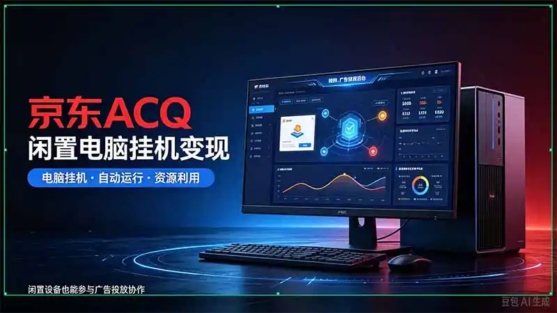 京东ACQ是什么?闲置电脑挂机采集项目拆解-51云资源