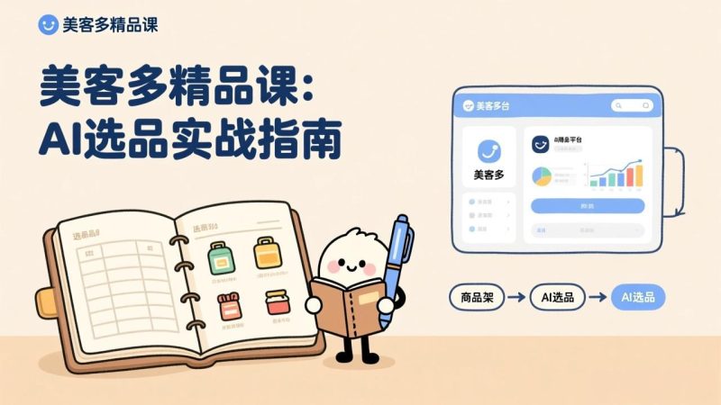 AI 美客多精品课,工具实操、数据选品、AI优化,新手也能快速上手,月入5000 美元-51云资源