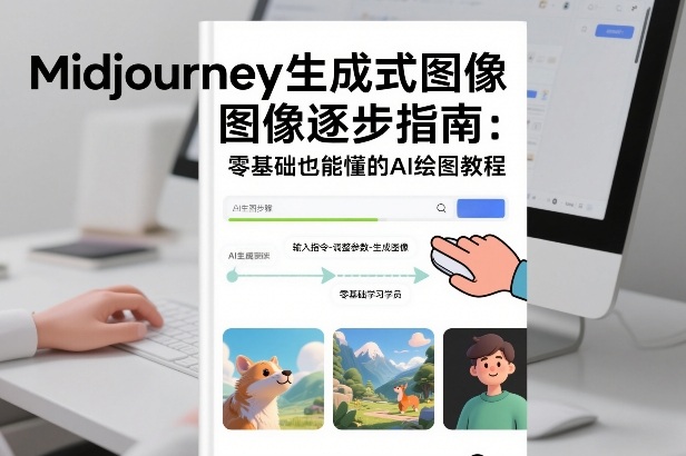 Midjourney生成式图像逐步指南：零基础也能懂的AI绘图教程-51云资源