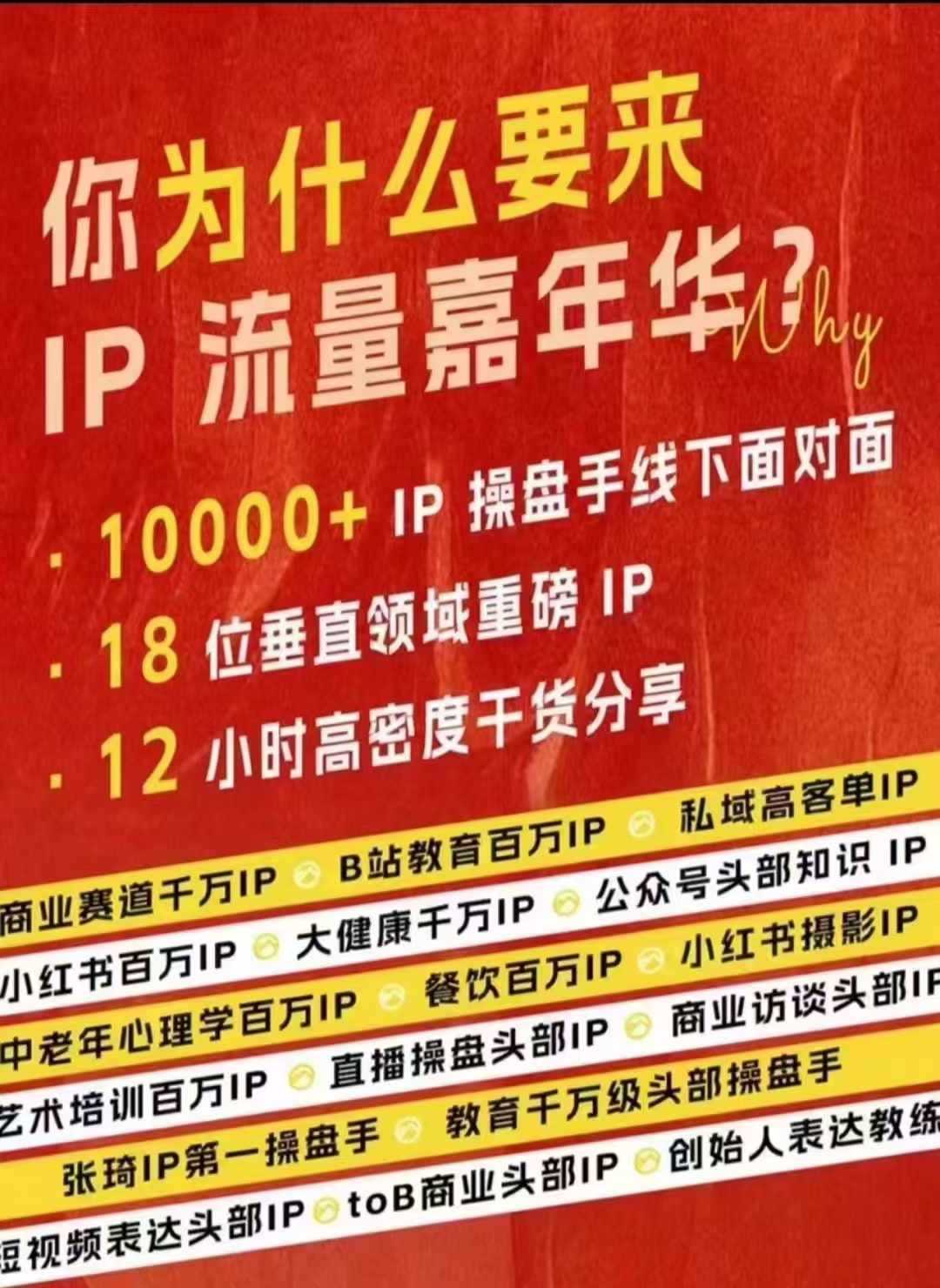 群响IP流量嘉年华,现场视频 IP江湖2024典藏版PPT