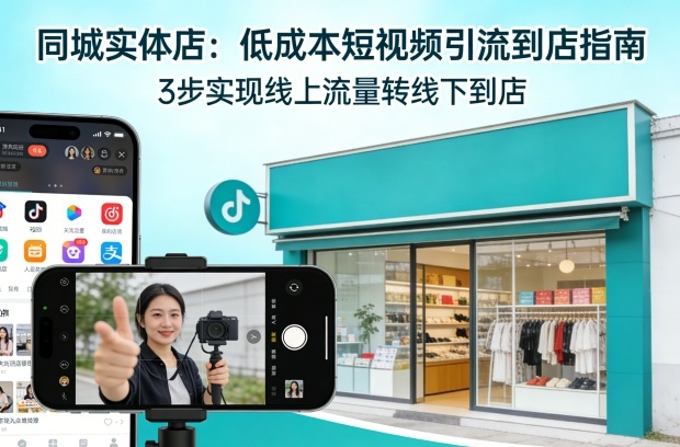 同城实体店，如何低成本把客户从短视频带到线下门店-51云资源