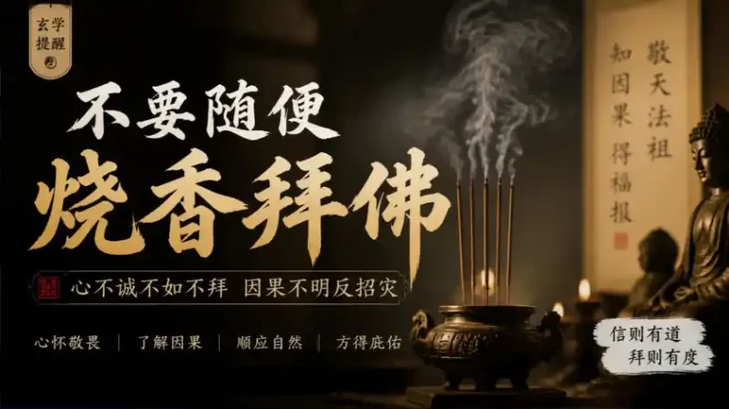 某公众号付费文章：玄学提醒：不要随便烧香拜佛-51云资源