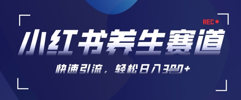 AI 可画生成小红书养生作品，新手暴力起号，矩阵操作，轻松日入3张-51云资源