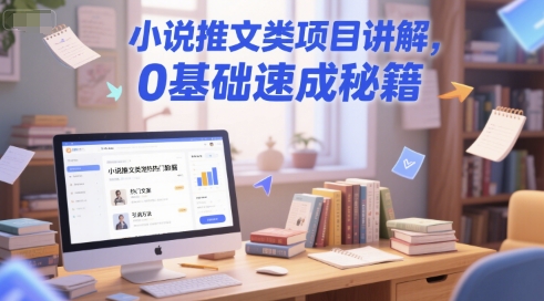 小说推文类项目讲解，0 基础速成秘籍-51云资源