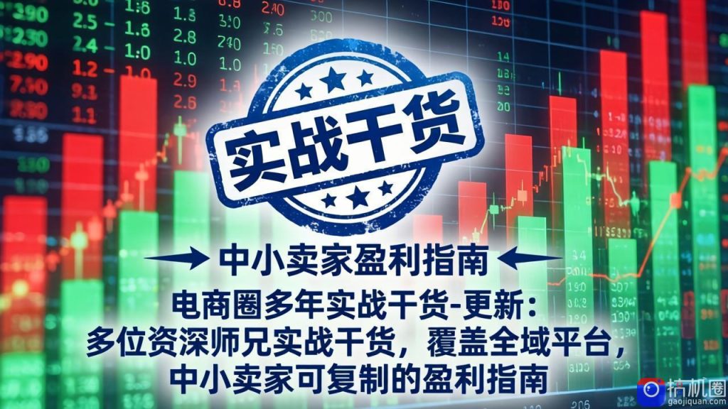 电商圈多年实战干货-更新2026：多位资深师兄实战干货/覆盖全域平台，中小卖家可复制的盈利指南-51云资源