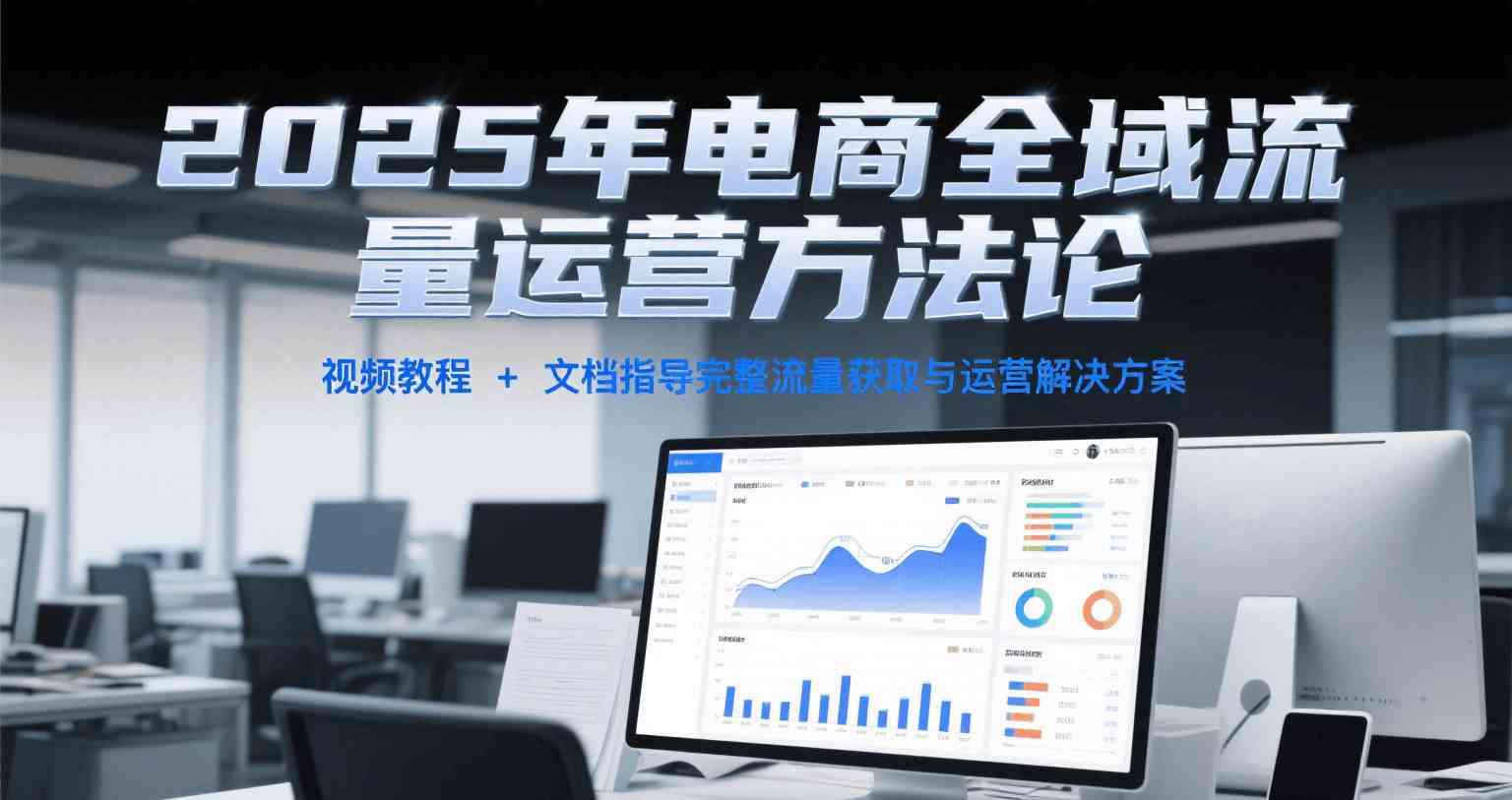 2025年电商全域流量运营方法论,视频教程 文档指导完整流量获取与运营解决方案