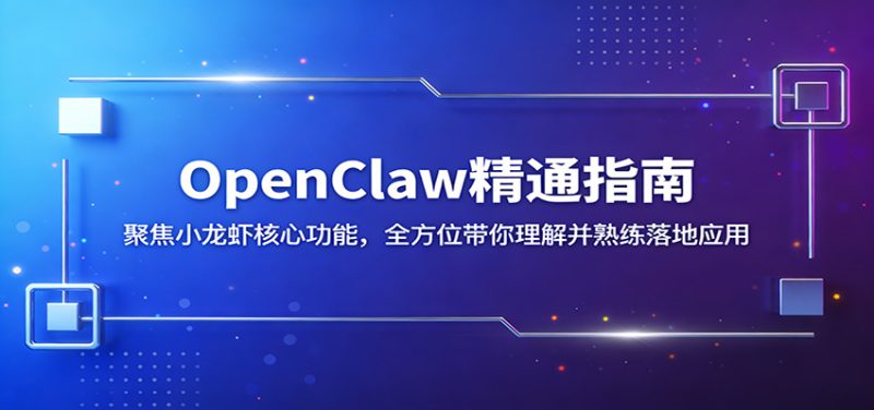 OpenClaw精通指南:聚焦小龙虾核心功能,全方位带你理解并熟练落地应用-51云资源