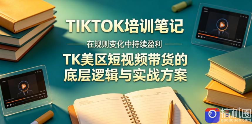 视界跨境TIKTOK4月17培训笔记，在规则变化中持续盈利，TK美区短视频带货的底层逻辑与实战方案【文档】-51云资源