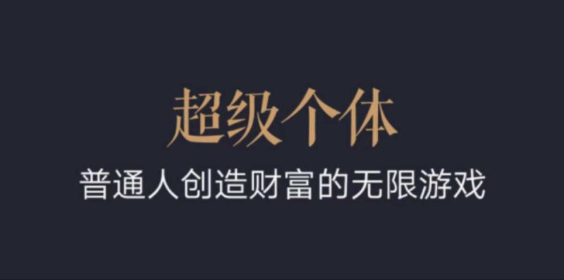 超级个体:2024-2025翻盘指南,普通人创造财富的无限游戏-51云资源