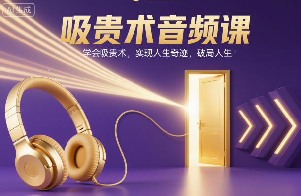 吸贵术音频课，学会吸贵术，实现人生奇迹，破局人生-51云资源