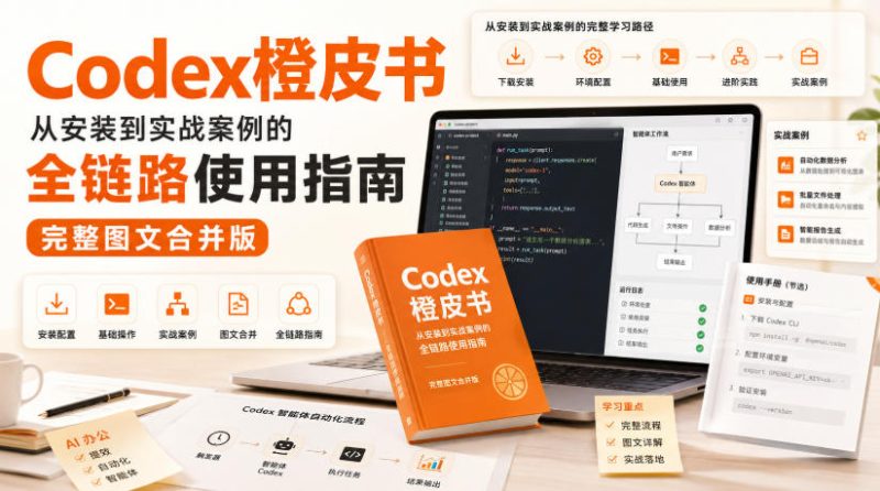 Codex橙皮书,从安装到实战案例的全链路使用指南,完整图文合并版-51云资源