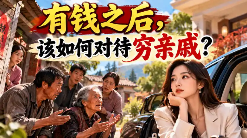 某公众号付费文章:有钱之后,该如何对待穷亲戚?-51云资源