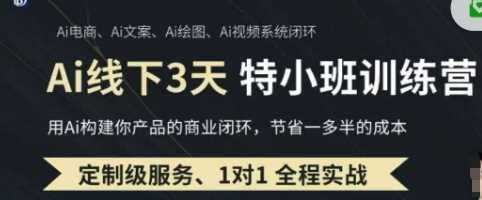 AI实操培训第20-21期线下，0基础保姆级教程，3月最新整理，企业获客、降本增效、打造超级个体-51云资源