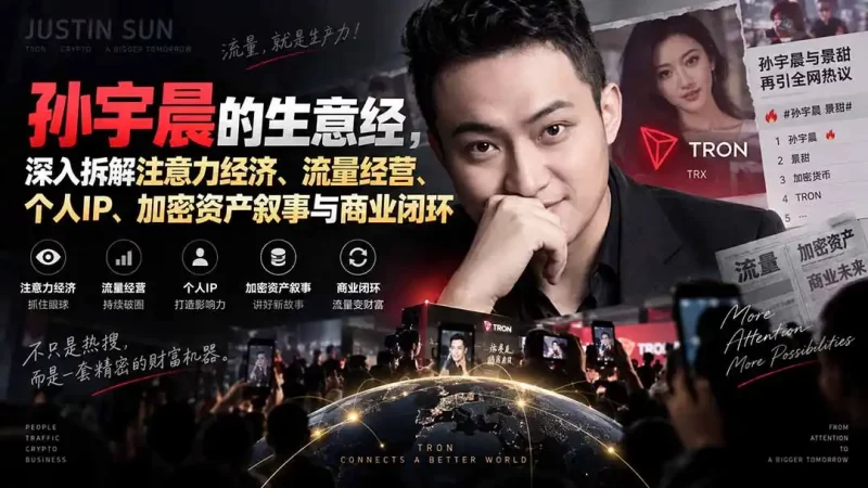 某星球精华文章——孙宇晨的生意经,深入拆解注意力经济、流量经营、个人IP、加密资产叙事与商业闭环-51云资源