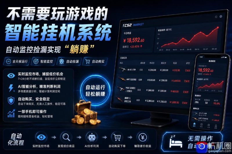 不用玩游戏的游戏搬砖项目,无需自己挂G,无需购买任何额外设备,所有数据支持任何形式验证【揭秘】-51云资源