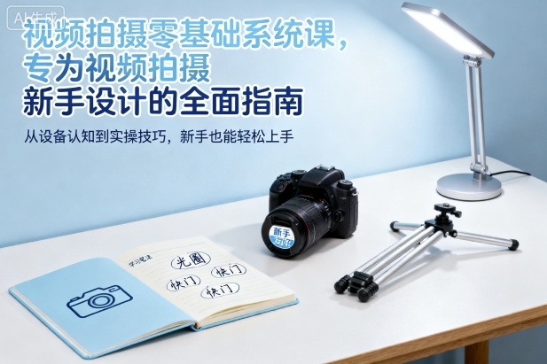 视频拍摄零基础系统课，专为视频拍摄新手设计的全面指南-51云资源