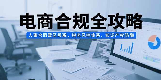 （15377期）电商合规全攻略，人事合同雷区规避，税务风控体系，知识产权防御-51云资源