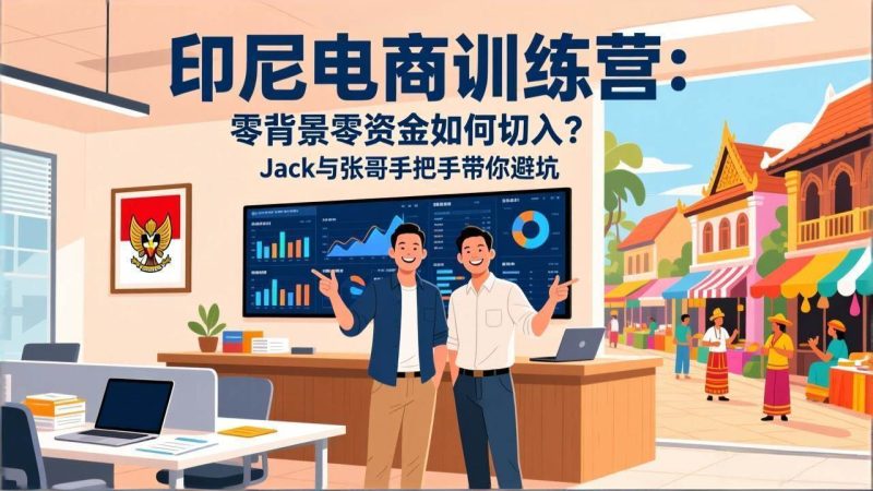 (17533期)印尼电商训练营:零背景零资金如何切入?Jack与张哥手把手带你避坑-51云资源