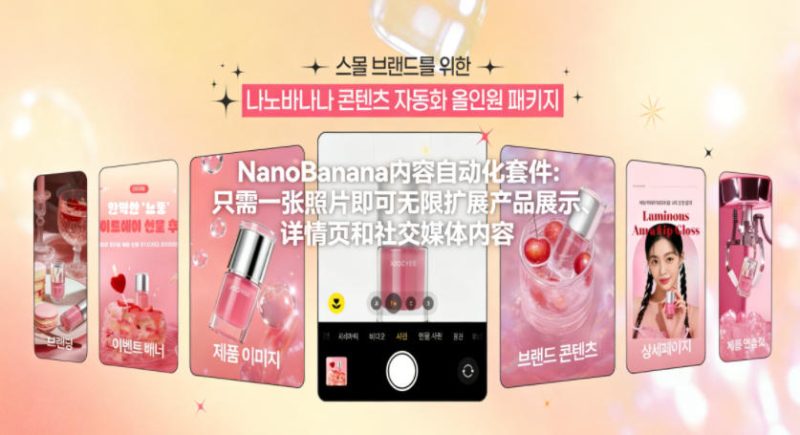 NanoBanana内容自动化套件:只需一张照片即可无限扩展产品展示、详情页和社交媒体内容!-51云资源