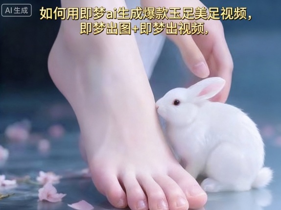 如何用即梦ai生成爆款玉足美足视频，即梦出图 即梦出视频，快速涨粉-51云资源