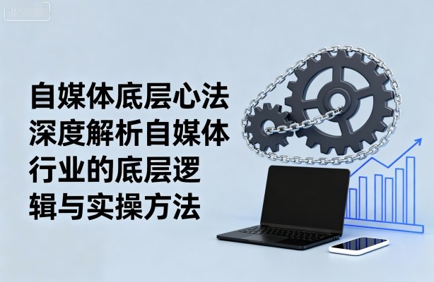 自媒体底层心法，深度解析自媒体行业的底层逻辑与实操方法-51云资源