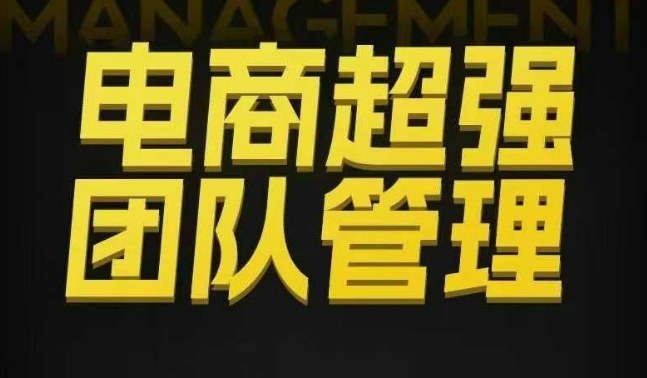 电商超强团队管理，组织绩效，到用人执行，分权合伙-51云资源