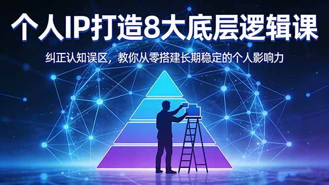 (17811期)付费文章:个人IP打造8大底层逻辑课:纠正认知误区,教你从零搭建长期稳定的个人影响力