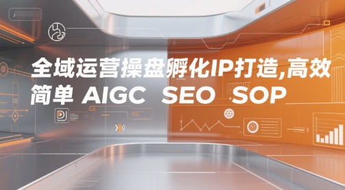 全域运营操盘孵化IP打造，高效 简单 AIGC SEO SOP-51云资源