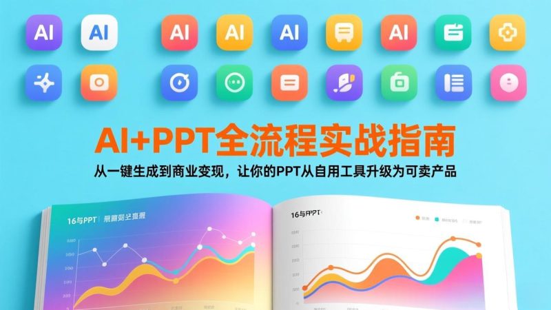 AI PPT全流程实战指南：从一键生成到商业变现，让你的PPT从自用工具升级为可卖产品-51云资源