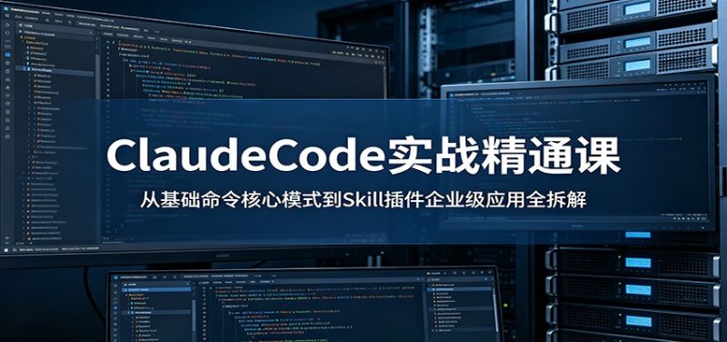 ClaudeCode实战精通课:从基础命令核心模式到Skill插件企业级应用全拆解-51云资源