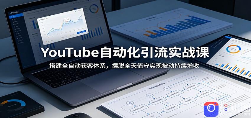 YouTube自动化引流实战课：搭建全自动获客体系，摆脱全天值守实现被动持续增收-51云资源