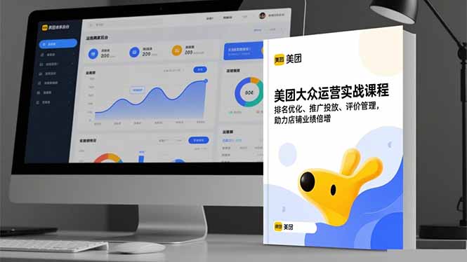 美团大众运营实战课程，排名优化、推广投放、评价管理，助力店铺业绩倍增-51云资源