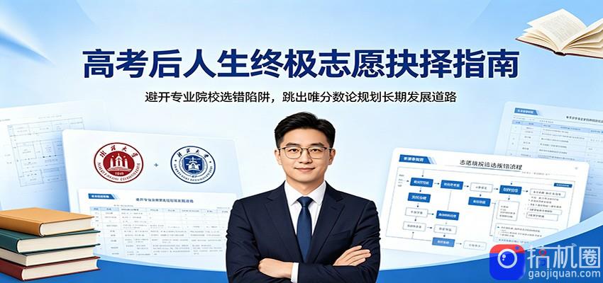 高考后人生终极志愿抉择指南:避开专业院校选错陷阱,跳出唯分数论规划长期发展道路-51云资源