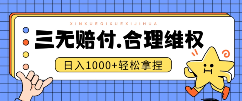 三无产品赔偿玩法.史诗级教程.日入1000＋-51云资源