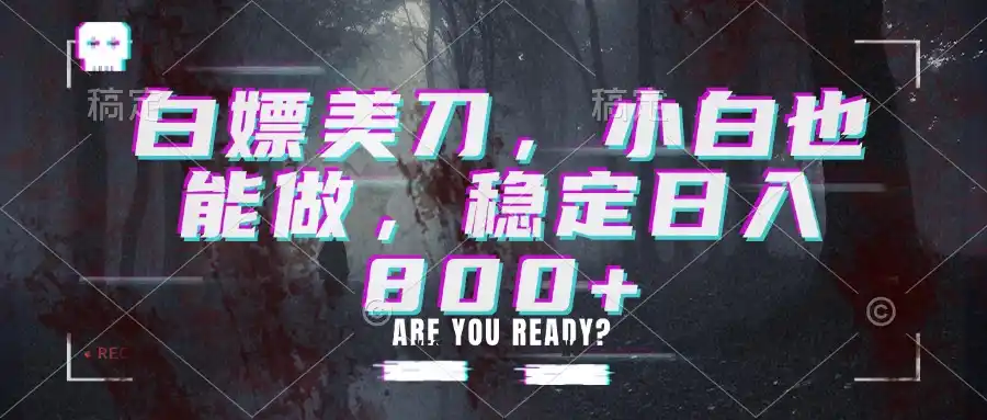 白嫖美刀,小白也能做,稳定日入800-51云资源