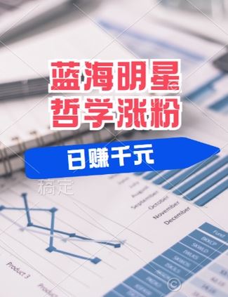 蓝海赛道明星哲学：小白逆袭日入几张，平台分成秘籍，轻松涨粉【揭秘】-51云资源
